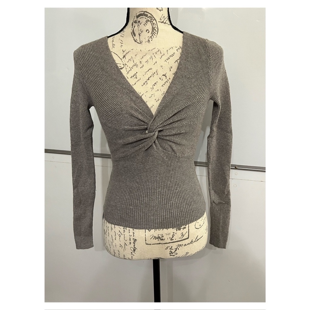 Forever21 Twist Chest Sweater
